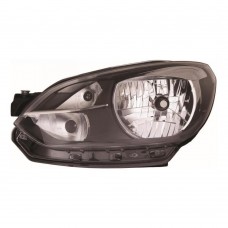 Volkswagen Up 2012-2016 Black Inner Head Lamp Unit Passenger Side